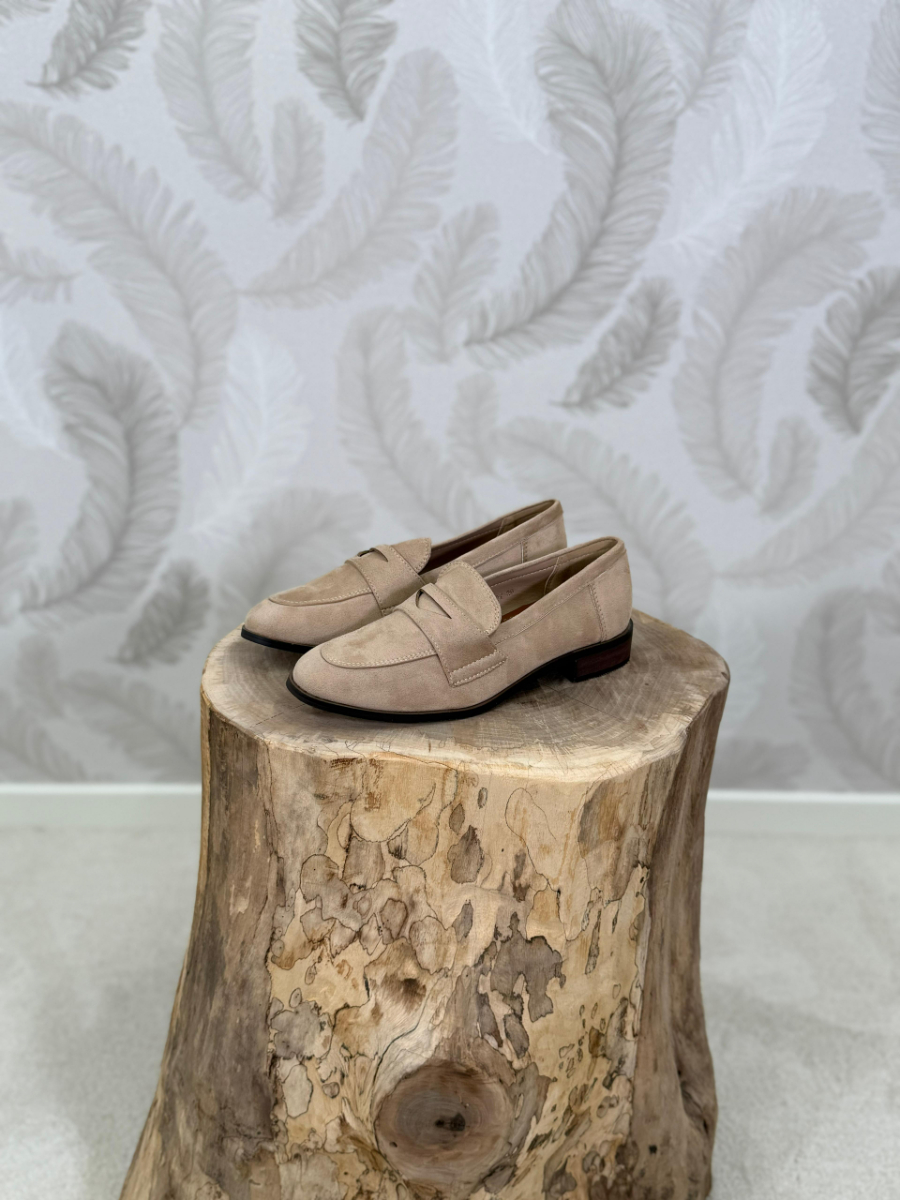 Mocassini in camoscio