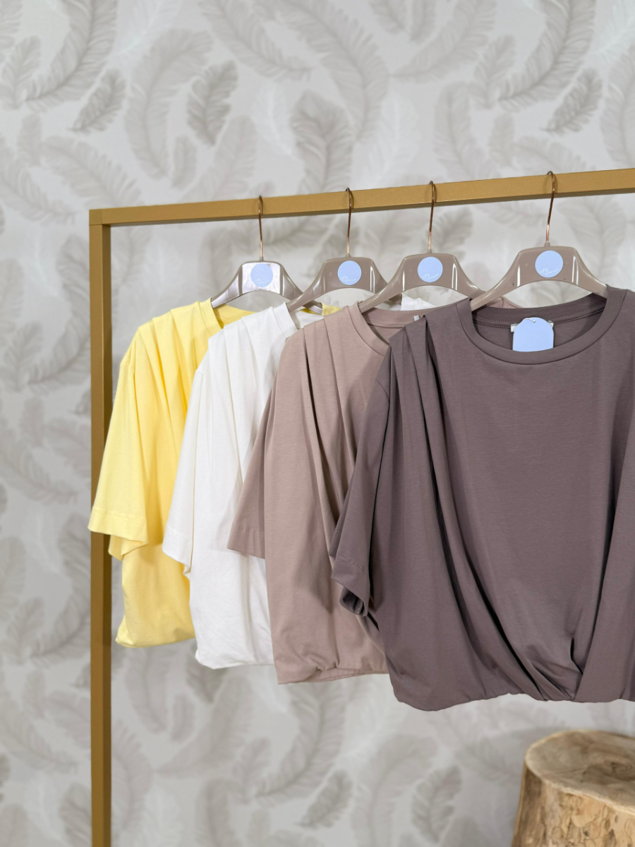 Maglietta cropped a sbuffo - immagine 2